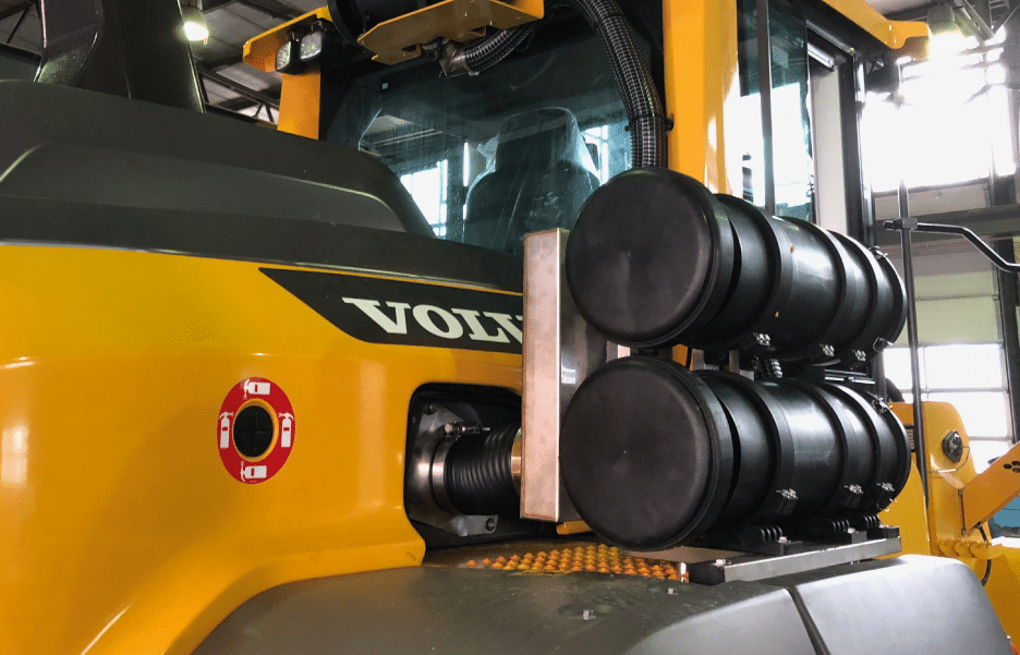 RESPA mounted on an Excavator